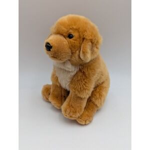 Living Nature Golden Retriever Dog Plush 10 Inch Keycraft Stuffed Animal Toy